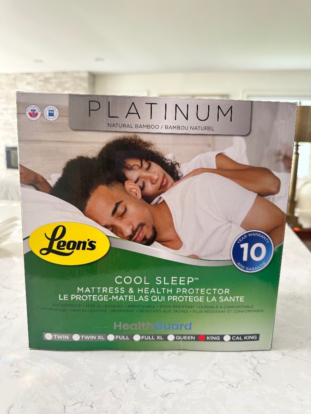 King Size Bed Mattress Protector Platinum Quality 10 Yr Warranty NEW